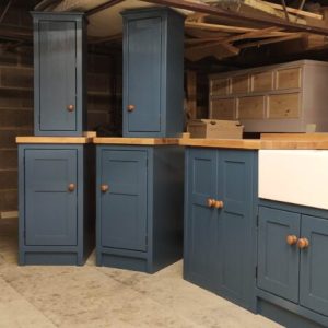 Package Deal 1-sink/appliance Sink Unit,cooker Units With Top Cupboards And Freestanding Pantry Cupboard