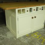 Island With Seating Area And Winerack