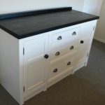 BU 15 Freestanding Base Unit With Ebonised Worktop2