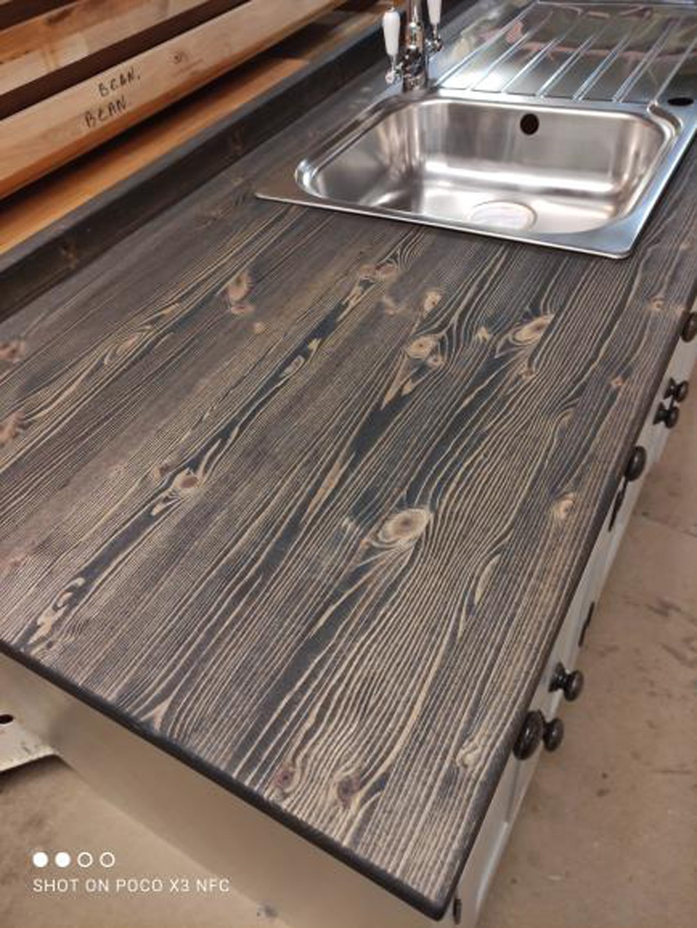 BS106 stainless steel sink/appliance unit