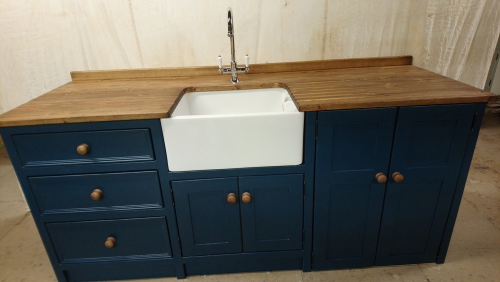Bs88 sink/appliance unit in'stiffkey blue