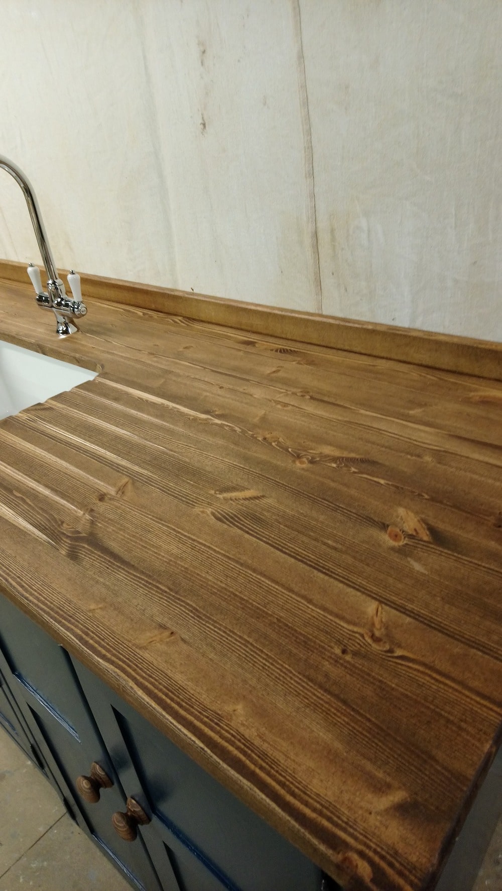 Bs88 sink/appliance unit in'stiffkey blue