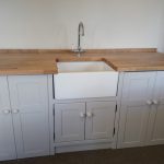 Belfast sink and appliance unit-just being built now so you can choose your own paint colour and pine worktop finish