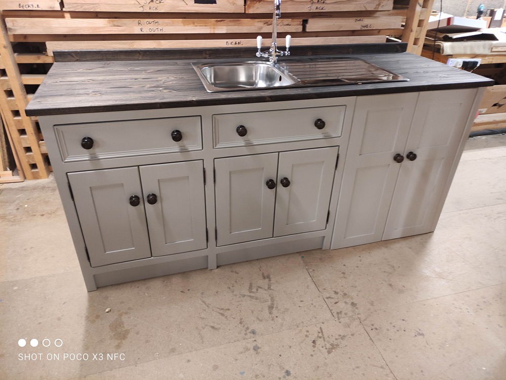 BS106 stainless steel sink/appliance unit