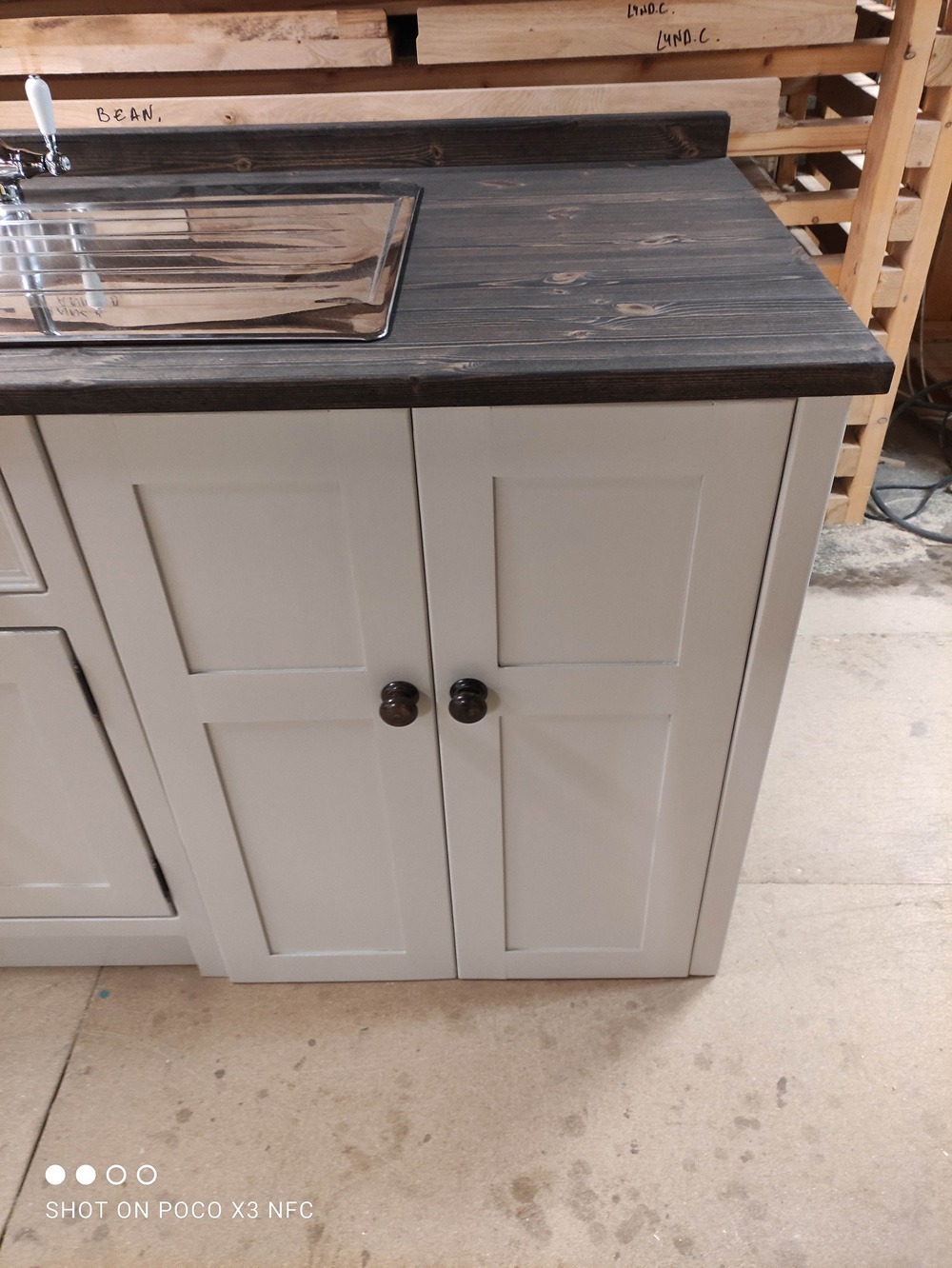 BS106 stainless steel sink/appliance unit