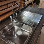 BS106 stainless steel sink/appliance unit