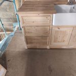 BS107 DOUBLE BUTLER SINK/APPLIANCE UNIT