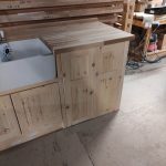 BS107 DOUBLE BUTLER SINK/APPLIANCE UNIT