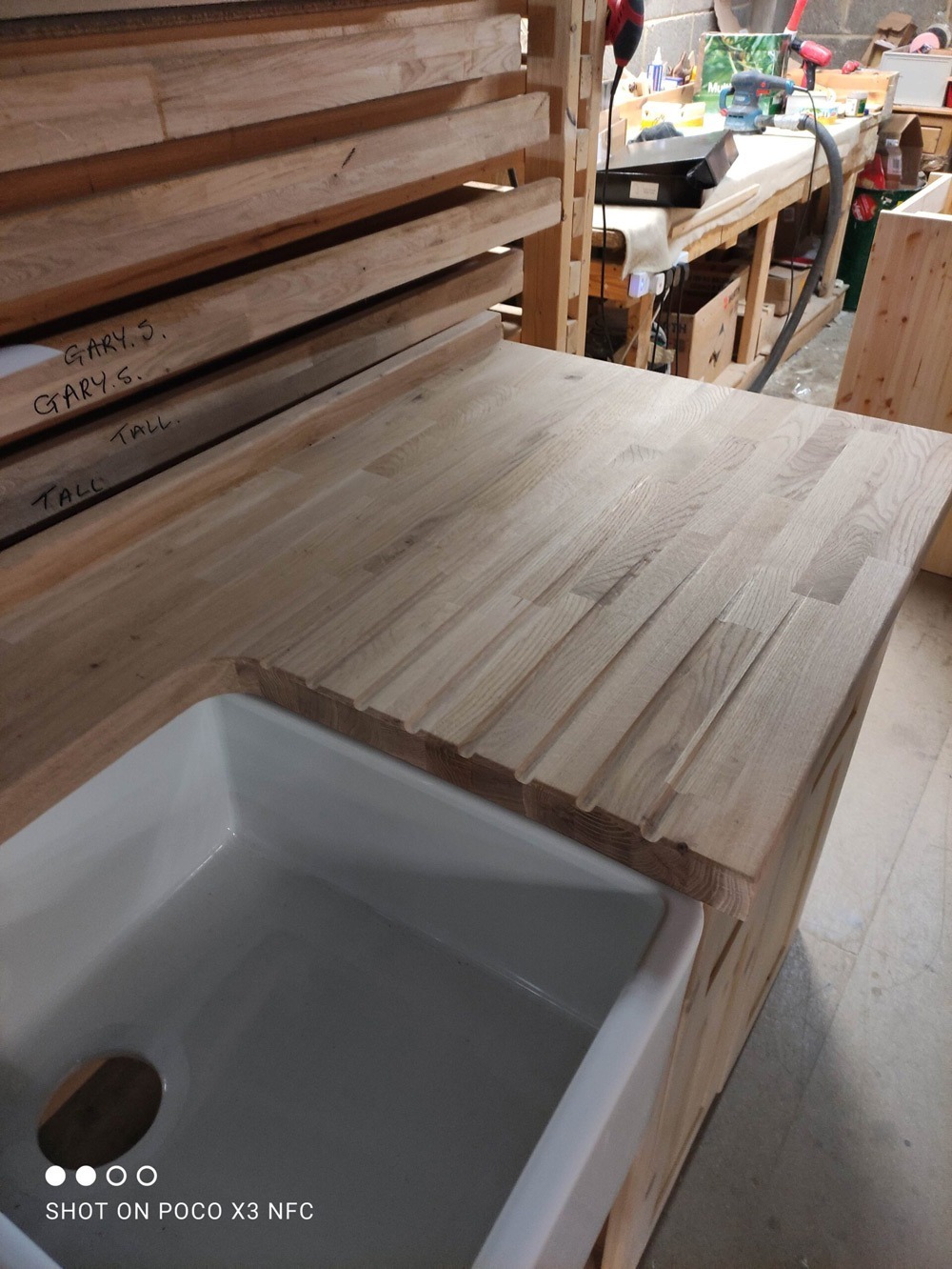 BS107 DOUBLE BUTLER SINK/APPLIANCE UNIT