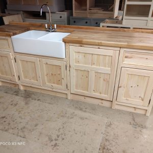 BS108 DOUBLE BUTLER SINK/APPLIANCE UNIT