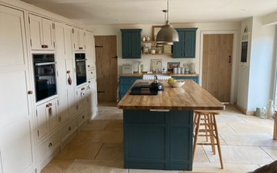 Jayne & Richard’s open plan kitchen