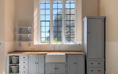 Grand Country home laundry room