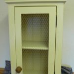 TU11 Chicken Wire Top Cupboard