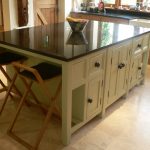 kitchen island with seating space