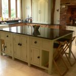 kitchen island with seating space