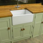 BS 62 Vert de Terre Belfast Sink Unit with Appliance Cupboard