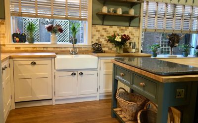 Jacqui and Brian’s new kitchen in Scotland.