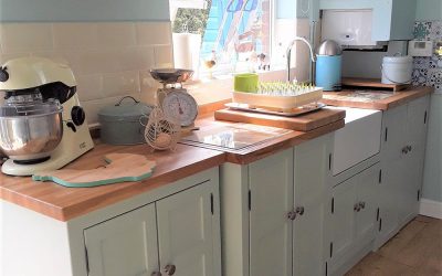 Maxine & Jon’s pretty ‘Teresa’s Green’ kitchen