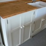 BS67 Double Butler Sink And Appliance Unit, With 40mm Oak Worktop £1925.00-Ready To Paint In Your Colour Choice