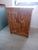 Solid Hardwood Double Cupboard