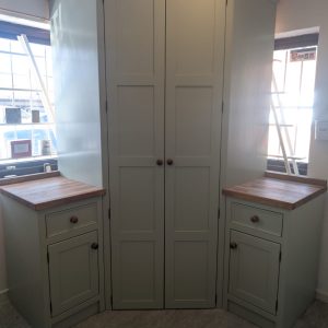 Walk-in Corner larder/pantry Cupboard set-up with Base units *in stock and ready to go*