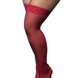 1094X-Red-Front__34397_zoom Mapale - Mesh Thigh Highs - MAP1094X