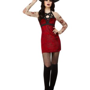 11956_A1__87856_zoom Fever Satanic Witch Costume, Red - FV11956