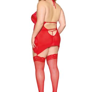 13518X_2__23393_zoom Dreamgirl - Garter Slip & G-String Diamond - DG13518X
