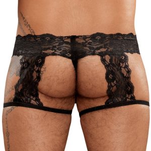 176178BK_Back__21448_zoom G-String Garter Short - MP176178