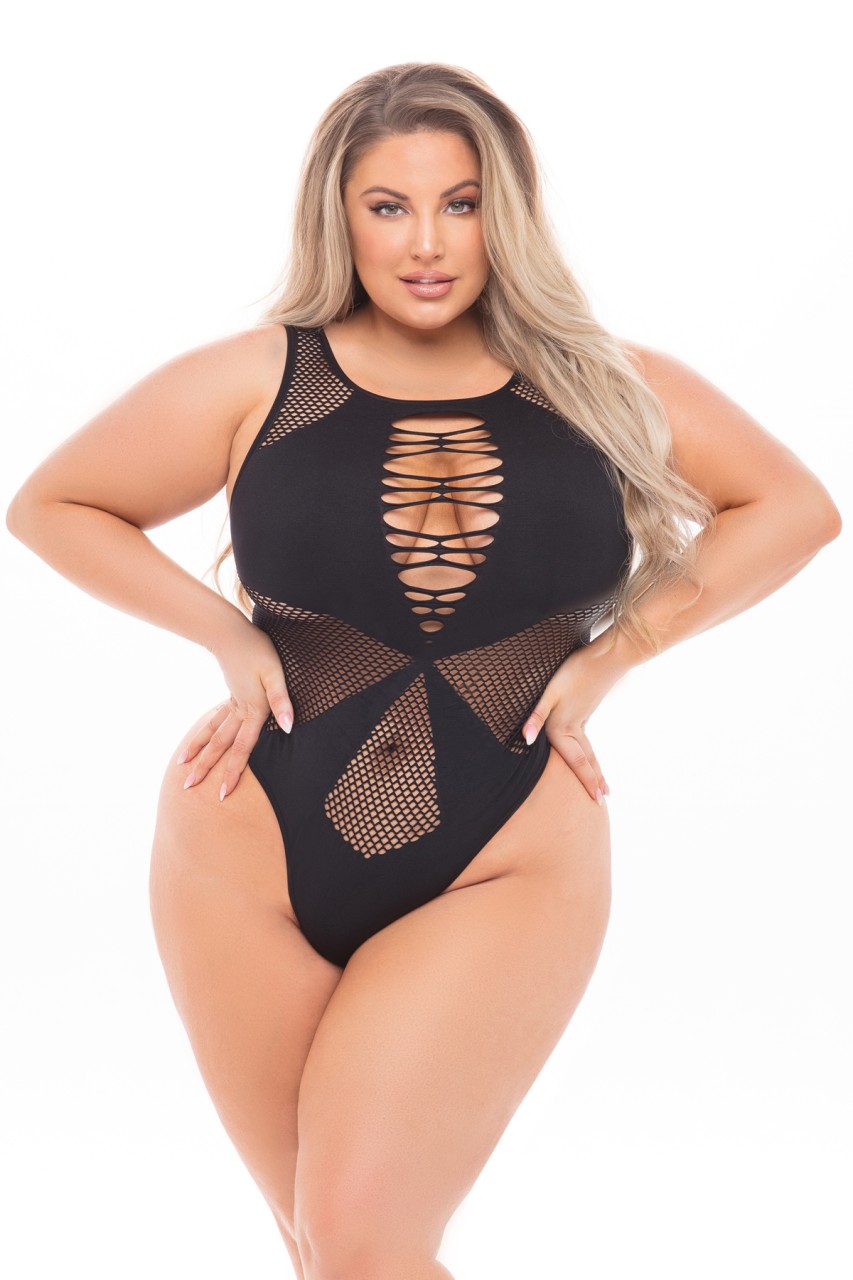 Duchess Highneck Bodysuit - PL20035X - Image 4