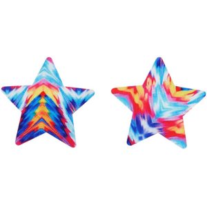 Fever Tie Dye Star Nipple Pasties - FV20790