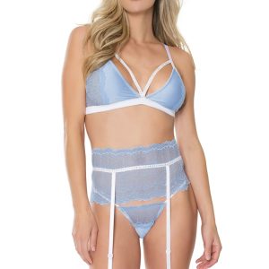 Coquette - Bralette| Garter Belt| And G-String  - CQ21110