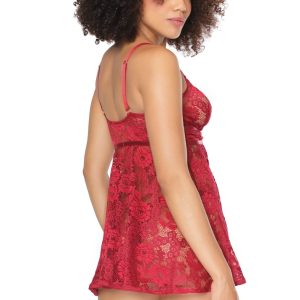 22111-bv__94006_zoom Coquette - Babydoll & adjustable thong - CQ22111