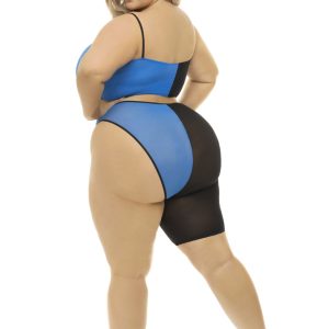 Pink Lipstick - Block You Out 2Pc Bandeau Set - PL23109X