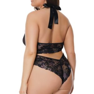 24103_BLK_04-PLUS__39188_zoom Coquette - Crotchless Teddy - CQ24103X