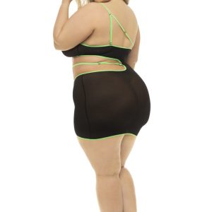 25118X_BLKG_B__10740_zoom Pink Lipstick - All You Need Cut Out Dress - PL25118X