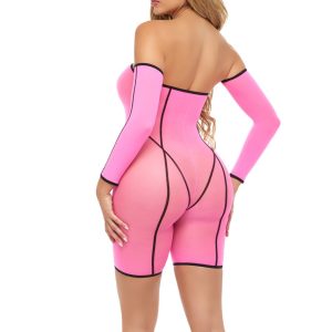 Pink Lipstick - Double Vision Bodysuit Set - PL25128