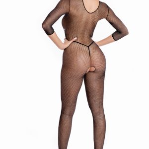 27052-BLK-back__63435_zoom Risque Crotchless Bodystocking - PL27052