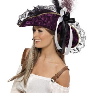 33623_A1__38228_zoom Fever Marauding Pirate Hat, Purple - FV33623