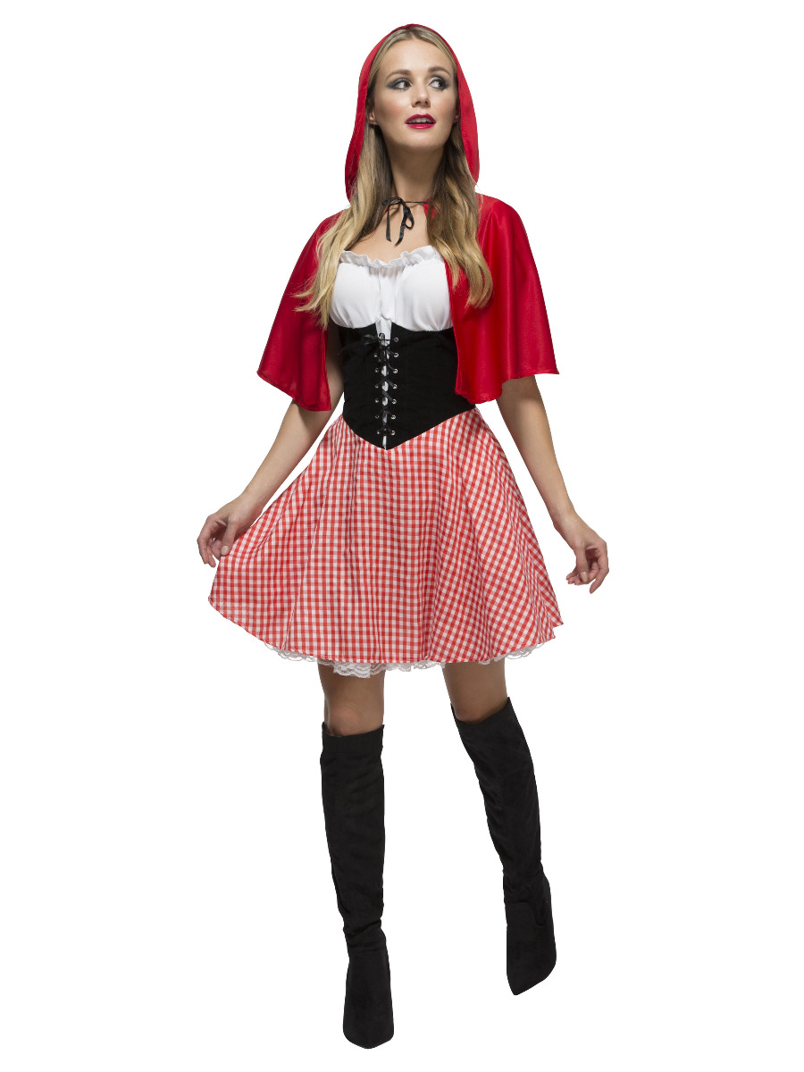Fever Red Riding Hood Costume, Red - FV38490 - Image 3