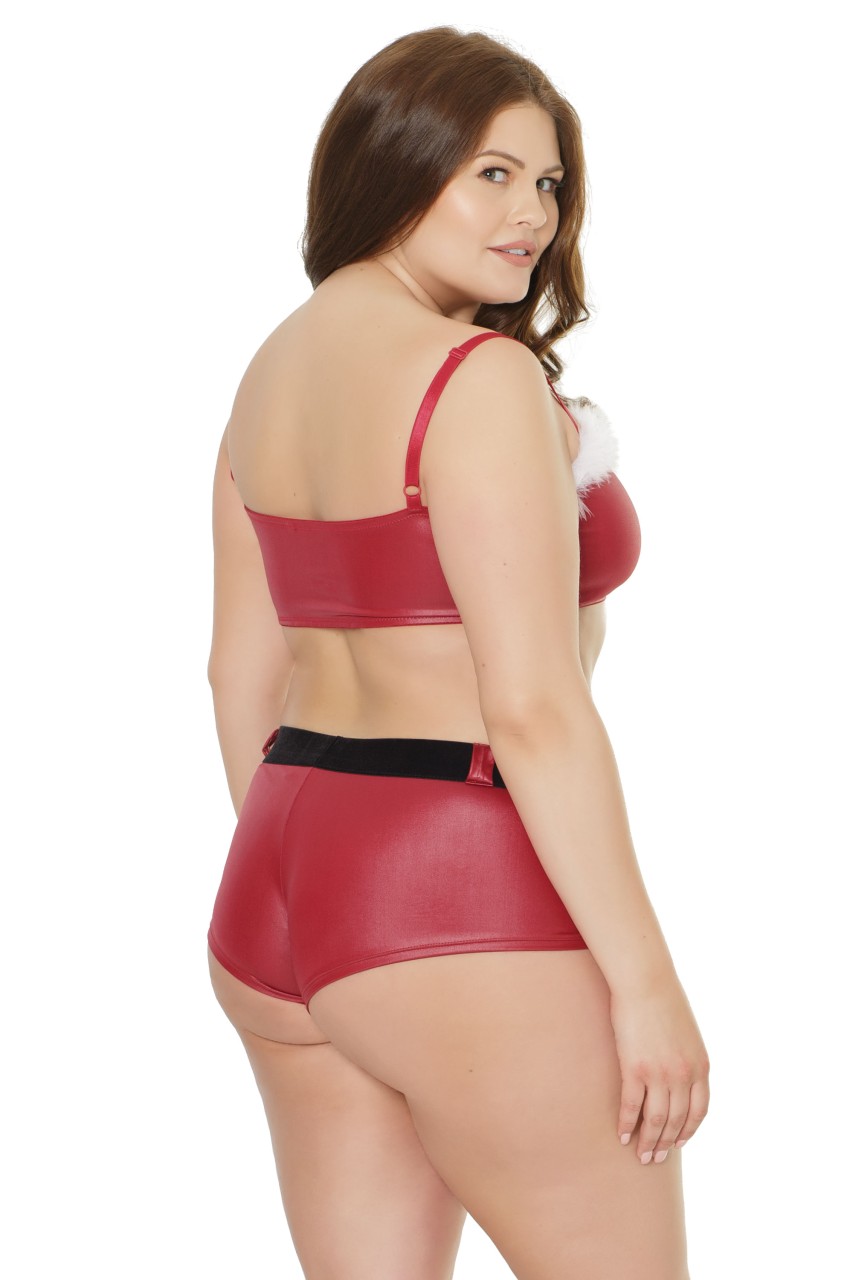Coquette - Matte Bandeau Top And Booty Shorts - CQ3854X - Image 3