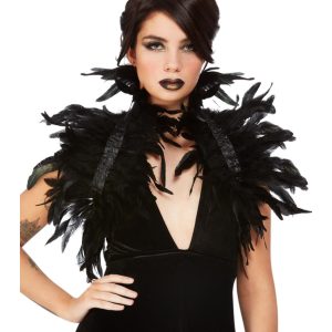 40359__55949_zoom Fever Feather Bolero - FV40359