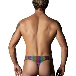 Malepower - Malepower Thong with Front Condom Pouch - MP421297