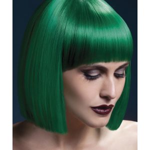 42494__94945_zoom Fever Lola Wig, Green - FV42494