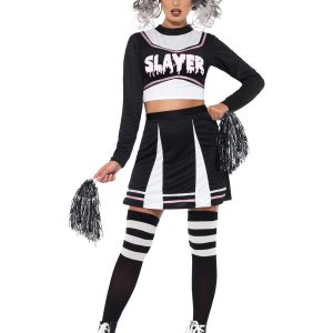 47572_A1__72702_zoom Fever Gothic Cheerleader Costume, Black - FV47572