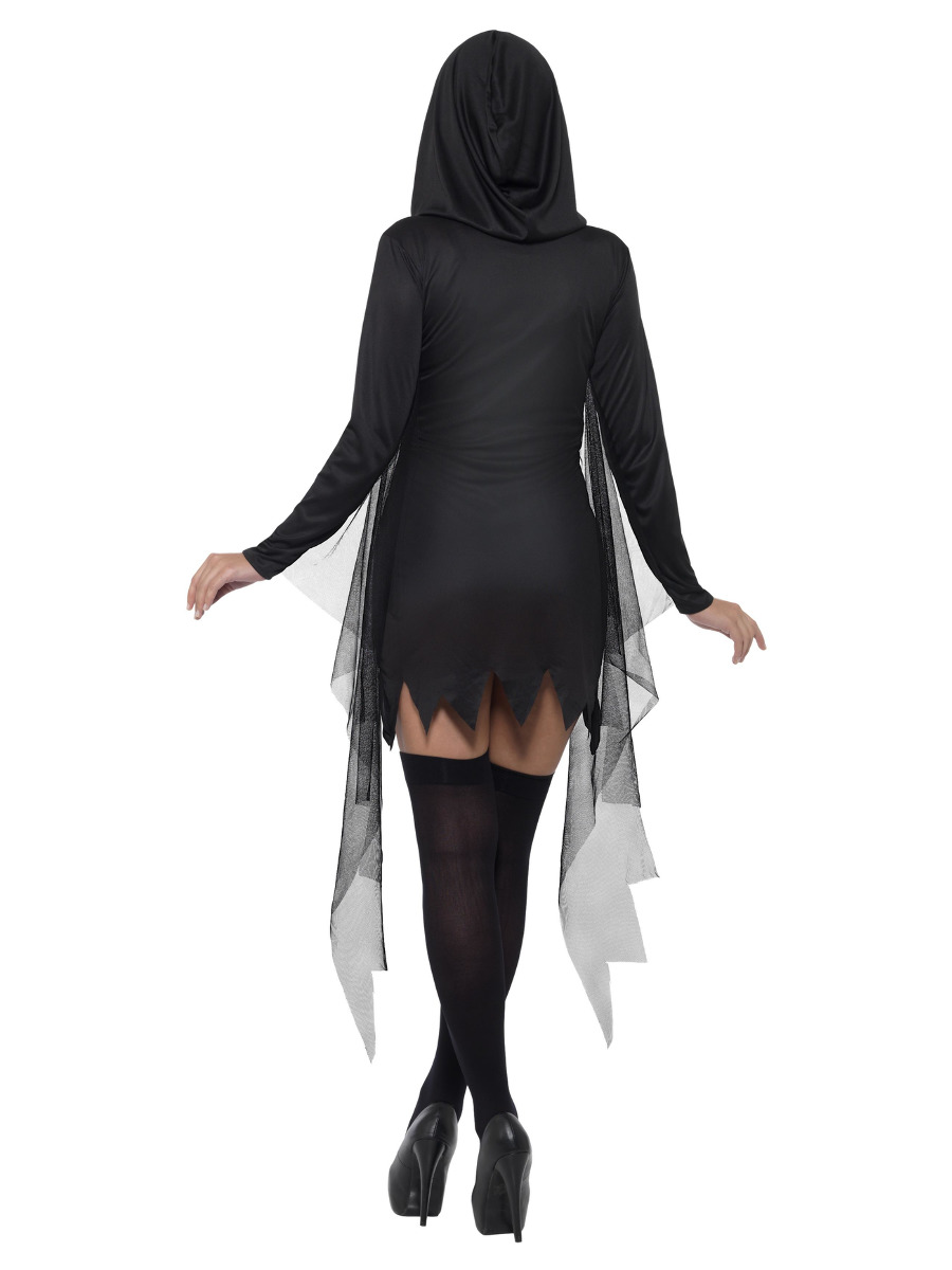 Fever Sexy Reaper Costume, Black - FV47575X - Image 2