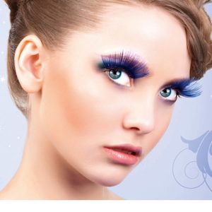 525_edit__51896_zoom Blue Glitter Eyelashes - BE525
