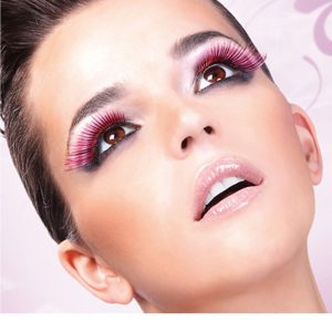 535_edit__61794_zoom Light Pink Feather Eyelashes - BE535