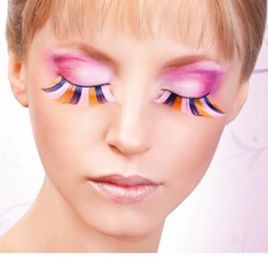 536_edit__98956_zoom Pink-Blue-Yellow Glitter Eyelashes - BE536