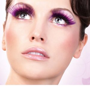 546_edit__28271_zoom Purple Glitter Eyelashes - BE546